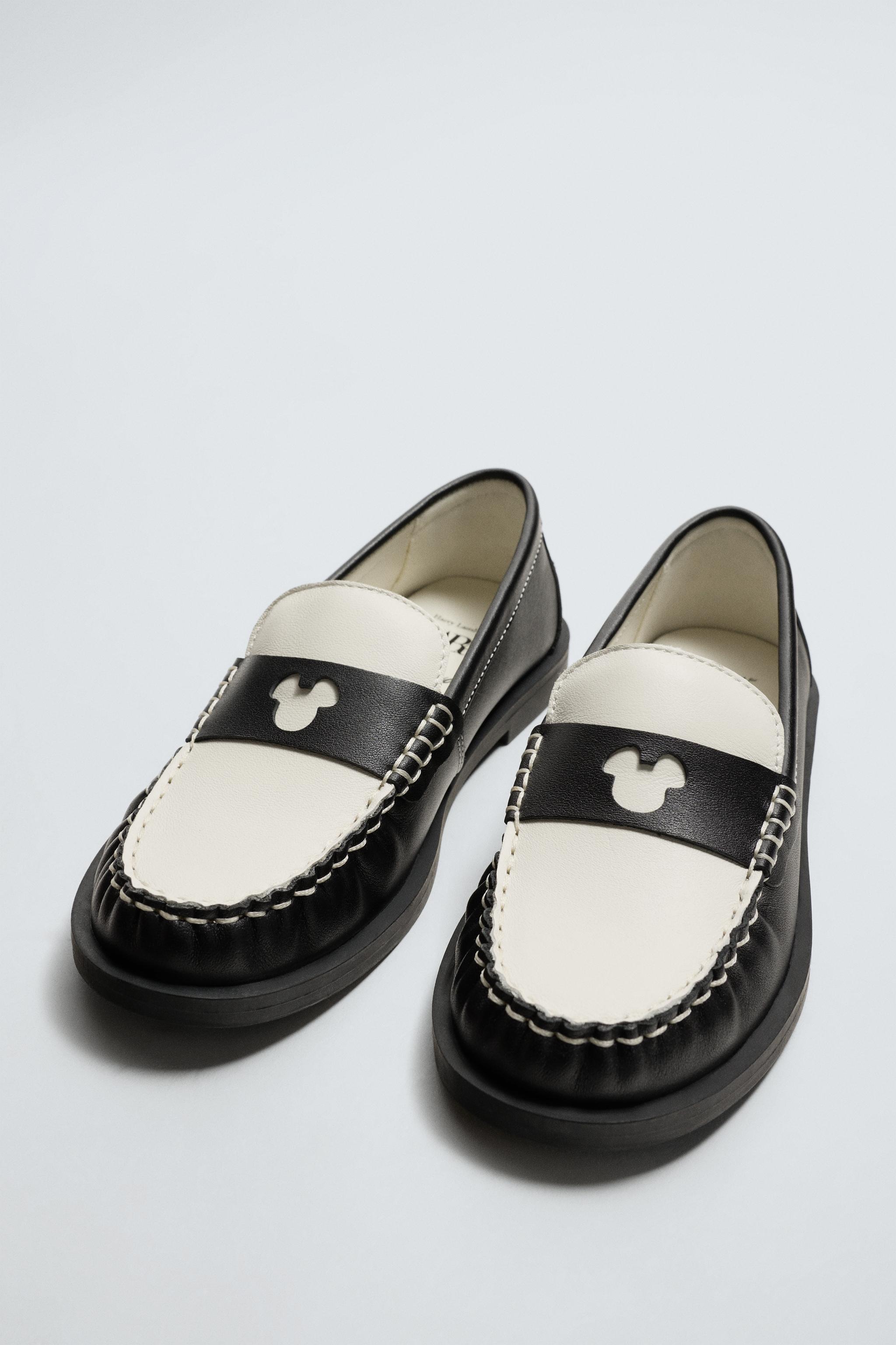 MOCASSINS EN CUIR HARRY LAMBERT FOR ZARA X DISNEY